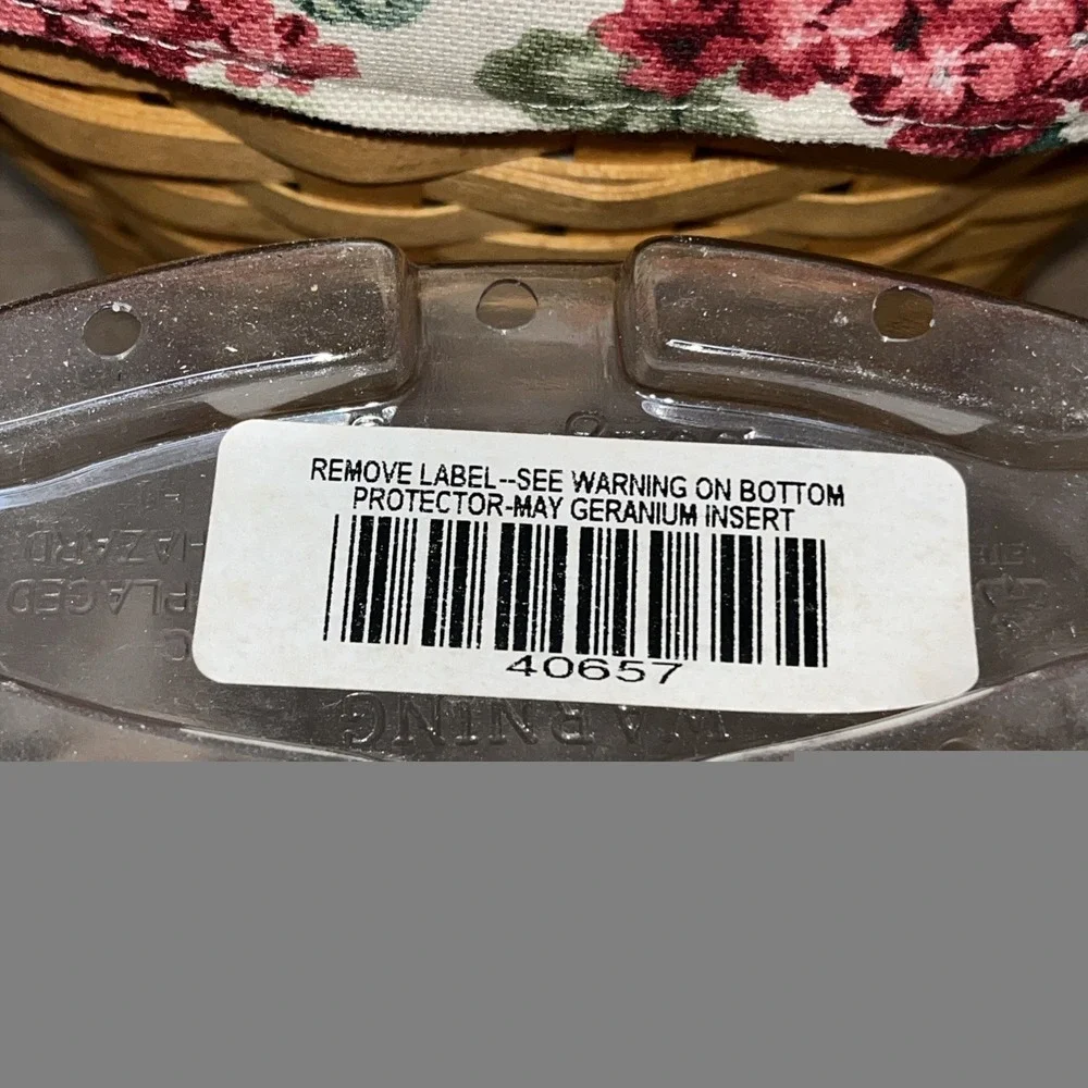 Longaberger 2002 geranium